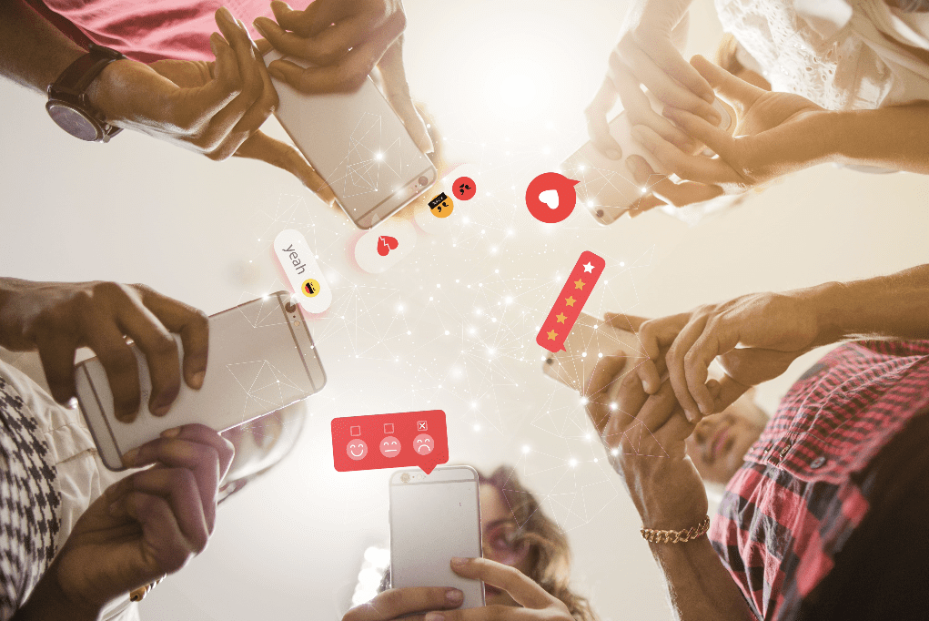 Aplicativo para Ganhar Seguidores no Instagram: A Melhor Escolha com Seguidores em Alta 3 Um grupo diversificado de jovens está focado em seus smartphones, com um grande celular central exibindo o logo do Instagram, rodeado por ícones de likes e comentários. Gráficos de crescimento neon no fundo simbolizam a busca por popularidade e a utilidade de um aplicativo para ganhar seguidores.