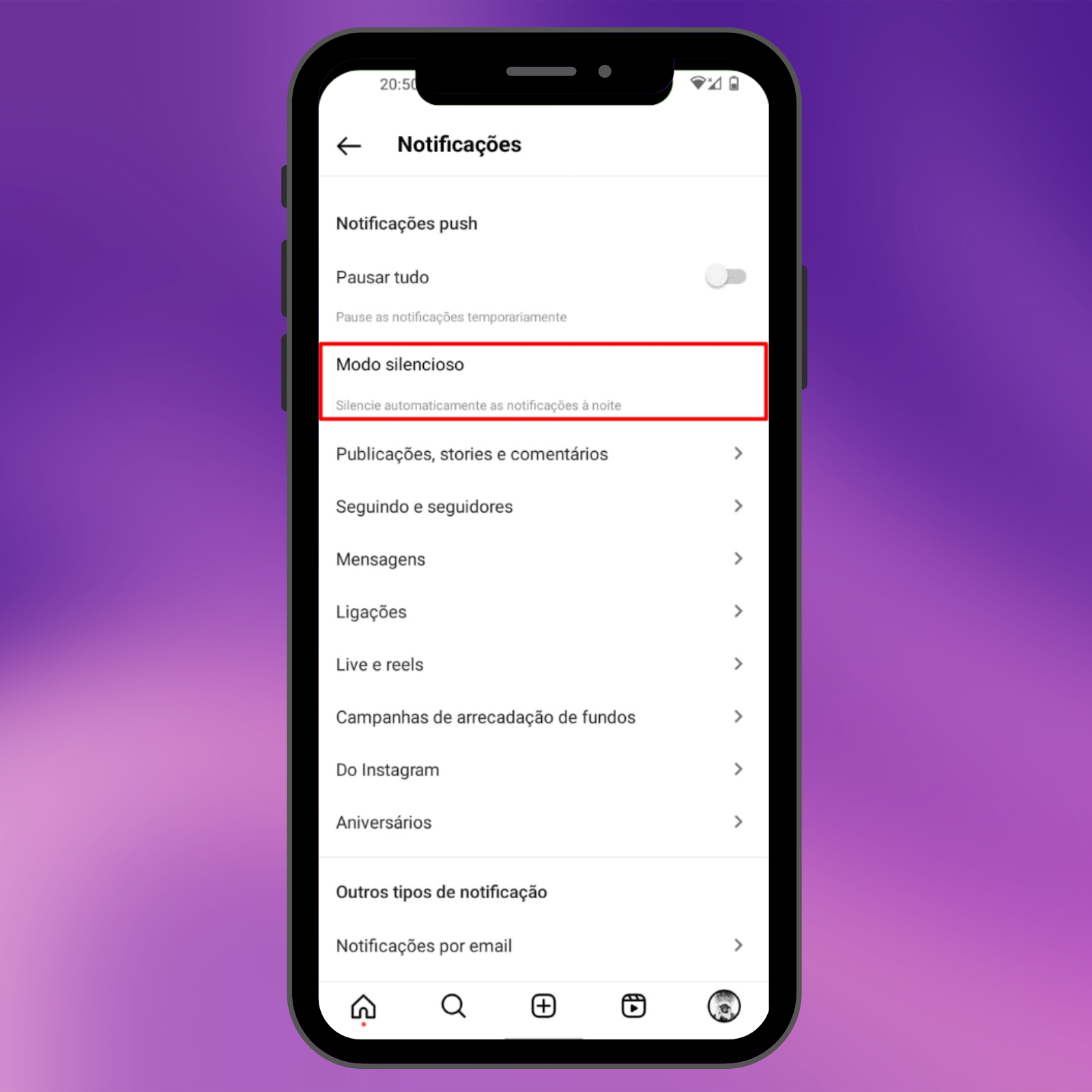 Como Desativar as Notificações do Instagram e Aproveitar o Modo Silencioso Instagram 5 image 24