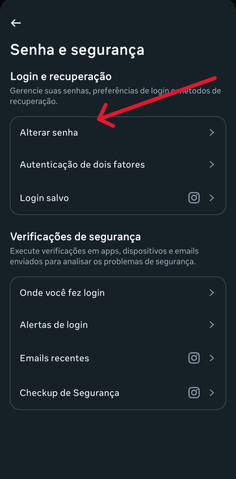 Segurança do Instagram para Empresas: Proteja Seus Dados e Sua Marca em 2025 4 Como Mudar a Senha do Instagram Para Aumentar a Segurança do Instagram, Passo 4