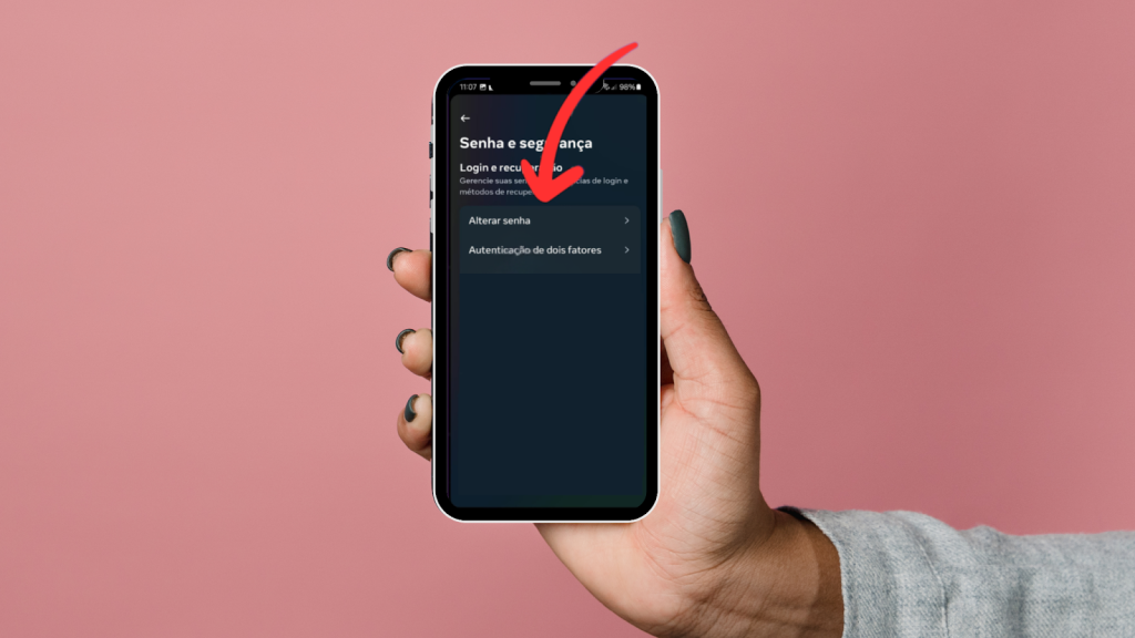 Como Mudar a Senha do Instagram Para Aumentar a Segurança do Instagram, Passo 4