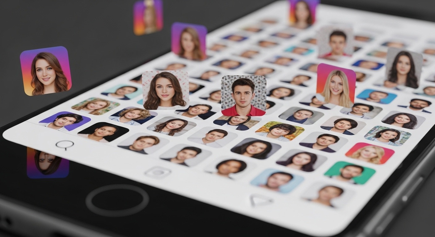 O que acontece depois de Comprar Seguidores? Estratégias para Engajamento Real 3 tela de iphone com varios icones de novos seguidores depois de comprar seguidores